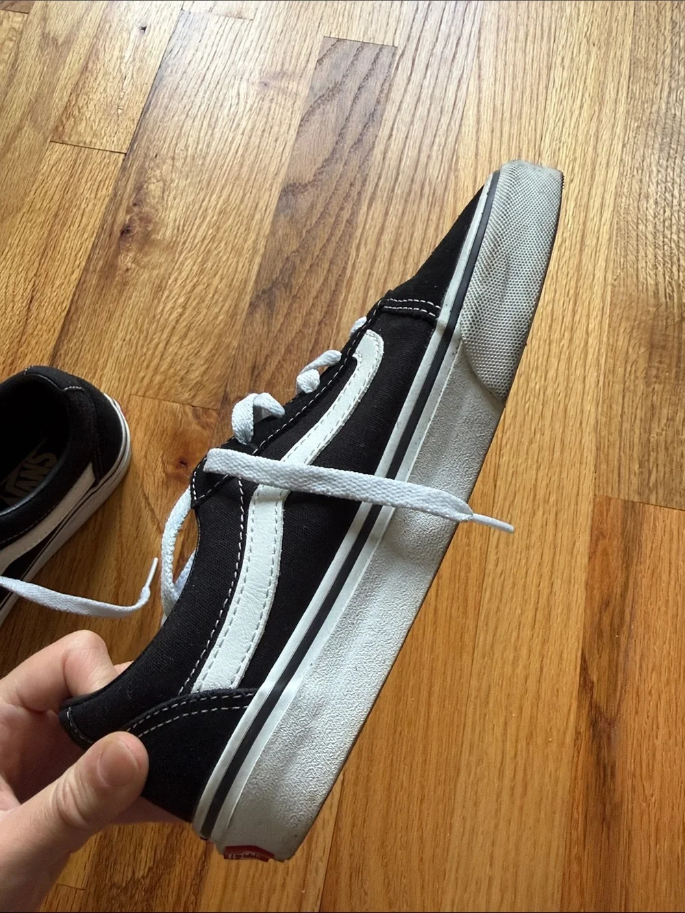 Vans Black & White Old Skool Sneakers Shoe